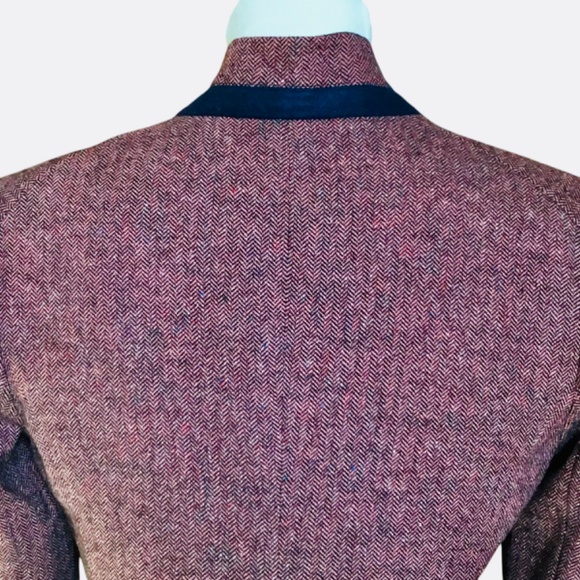 Veronica Beard Tate Upcollar Herringbone Dickey Blazer - Picture 6 of 15